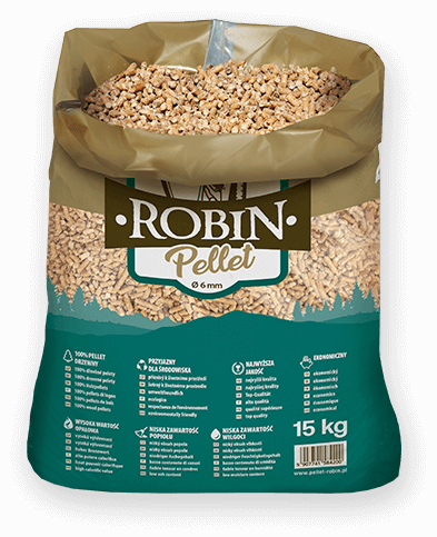 worek pelletu opałowego Robin do kupienia w Tyczynie lub sklepie internetowym